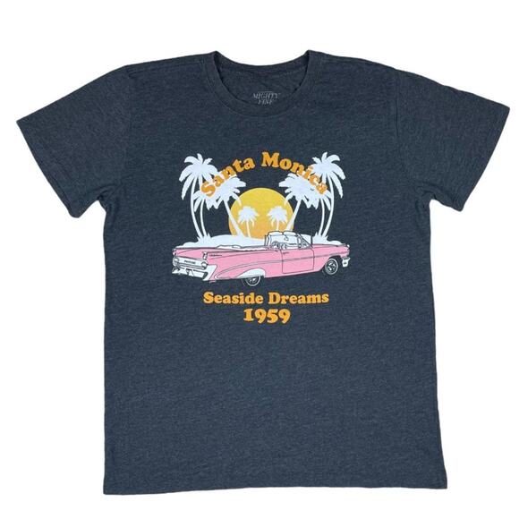 Mighty Fine Santa Monica Seaside Dreams 1959 T Shirt - Picture 1 of 4